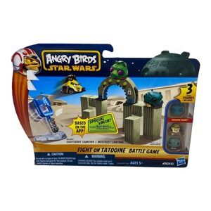 Angry Birds Star Wars Fight on Tatooine Battle Game Lightsaber Launcher NEW